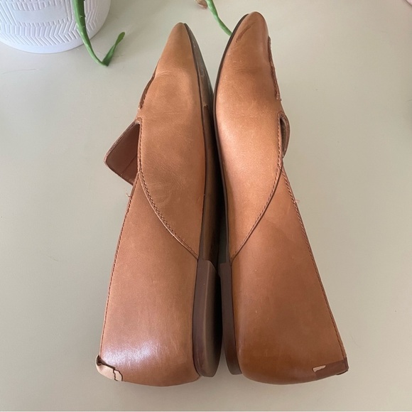 Madewell Frances Skimmer Leather Flats English Saddle Loafers Size 10 - Picture 5 of 9